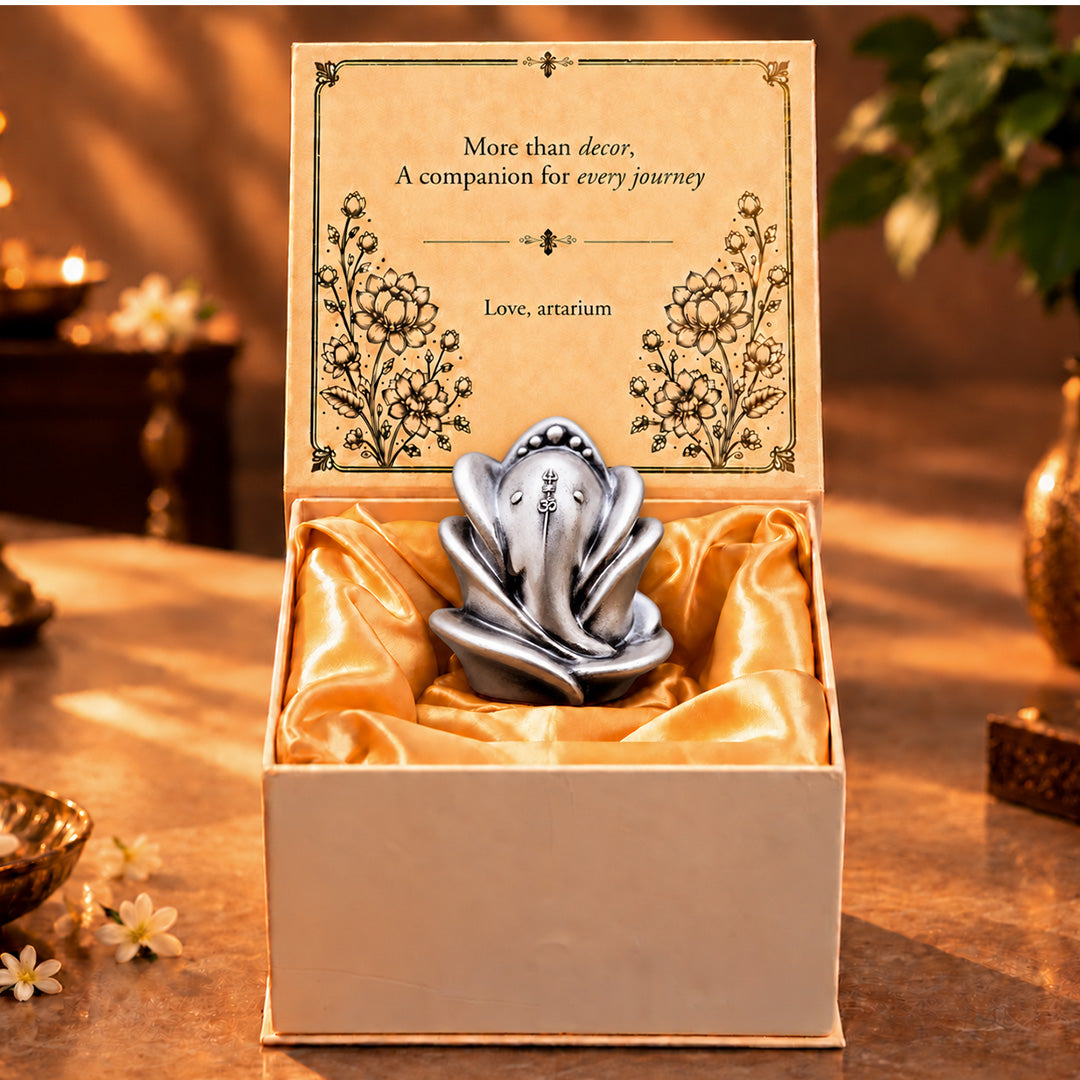 Rose Ganesha Idol With Premium Packagingย